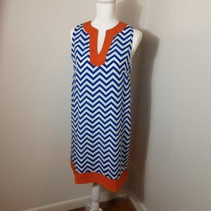 Mud Pie Chevron Dress Size M